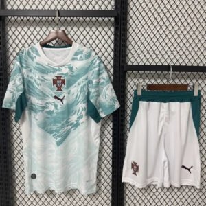 23.jpg Portugal Away Soccer Kit - Jersey + Shorts 2026 World Cup