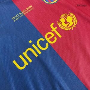 Barcelona MESSI #10 2008/09 Retro Home Soccer Jersey - UCL