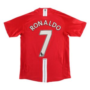 6ee97473aa4e46a8ba8ab4c13f8e66fc.jpg RONALDO #7 Manchester United 2007/08 Home Retro Soccer Jersey