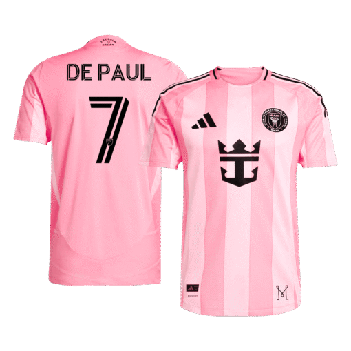 8549166f21ec677aac40c56f9d4e9e12.png DE PAUL #7 Inter Miami CF Home Player Version Soccer Jersey 2025