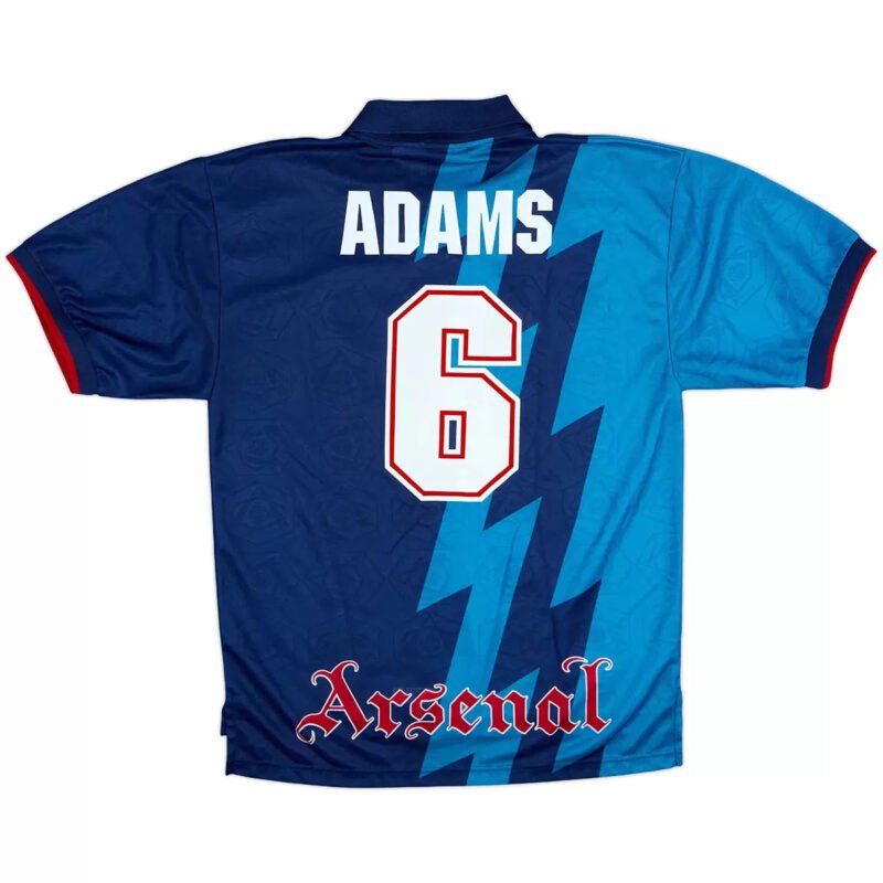 Adams_6_Retro_Arsenal_Away_Jersey_199596.jpg ADAMS #6 Arsenal 1995/96 Away Retro Soccer Jersey