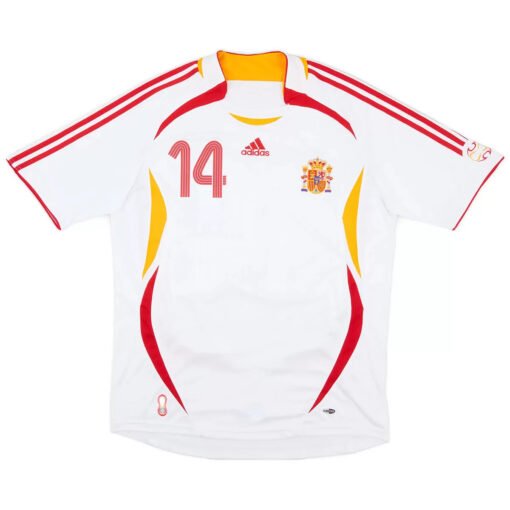 Alonso_14RetroSpainAwayJerseyWorldCup2006_2.jpg Alonso #14 Spain 2006 Away Retro Football Jersey