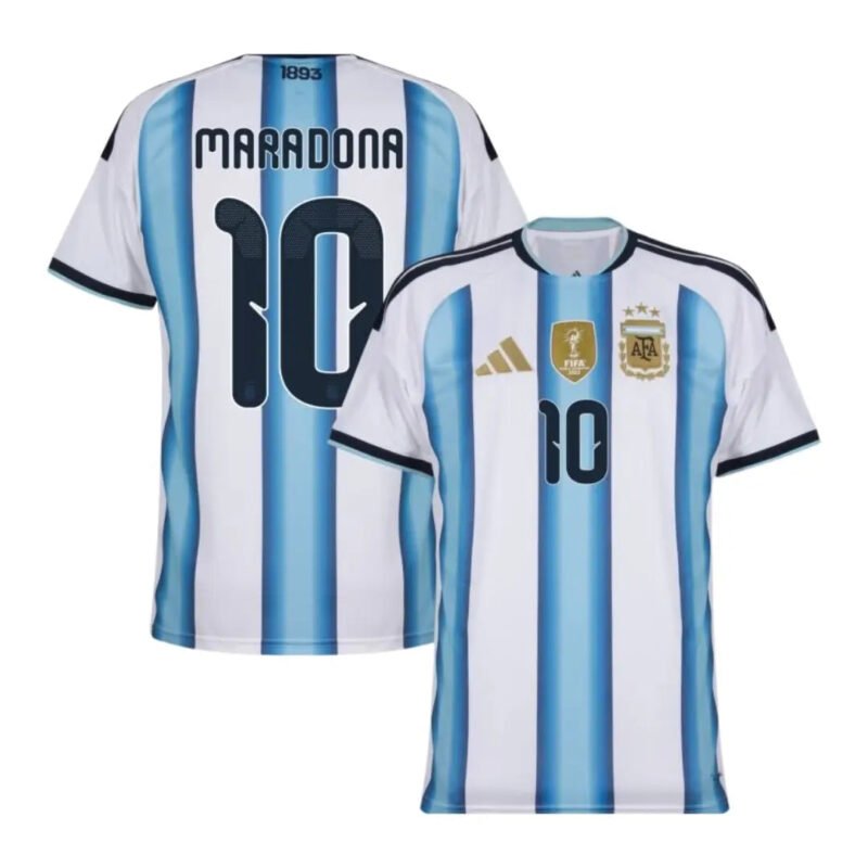 ArgentinaHomeMaradona10Jersey2026.jpg Maradona #10 Argentina Home Soccer Jersey 2026 World Cup