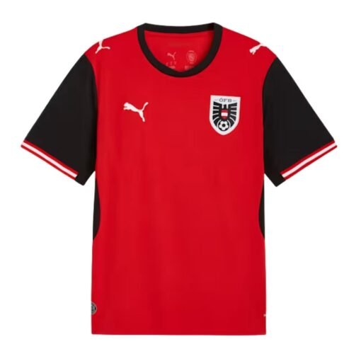 AustriaHomeSoccerJersey2026_1.jpg Austria Home Soccer Jersey 2026 World Cup