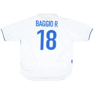 BAGGIOR18RetroItalyAwayJerseyWorldCup1998_2.jpg BAGGIO R #18 Italy 1998 Away Retro Football Jersey