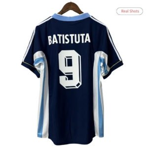 BATISTUTA9Argentina1998TeamAwayRetroJersey_6.jpg BATISTUTA #9 Argentina 1998 Away Retro Football Jersey