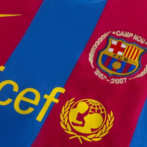 Henry #14 Barcelona 2007/08 Retro Home Soccer Jersey