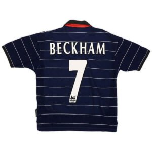 Beckham7ReroManchesterUnitedAwayJersey199900.jpg Beckham #7 Retro Manchester United 1999/00 Away Soccer Jersey