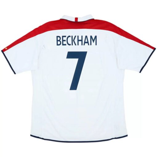Beckham7RetroEnglandHomeJerseyWorldCup2004_2.jpg BECKHAM #7 Retro England 2004 Home Football Jersey