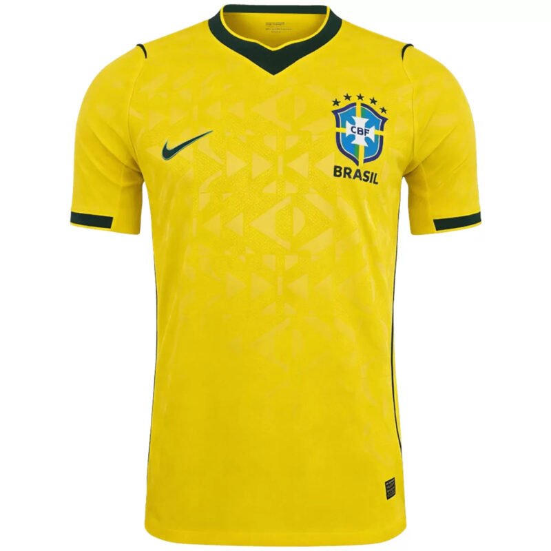 BrazilHomeMatchJerseyPlayerVersionWorldCup2026.jpg Brazil Player Version Home Soccer Jersey 2026 World Cup