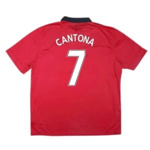 CANTONA7ManchesterUnited201314HomeRetroSoccerJersey.jpg CANTONA #7 Manchester United 2013/14 Home Retro Soccer Jersey