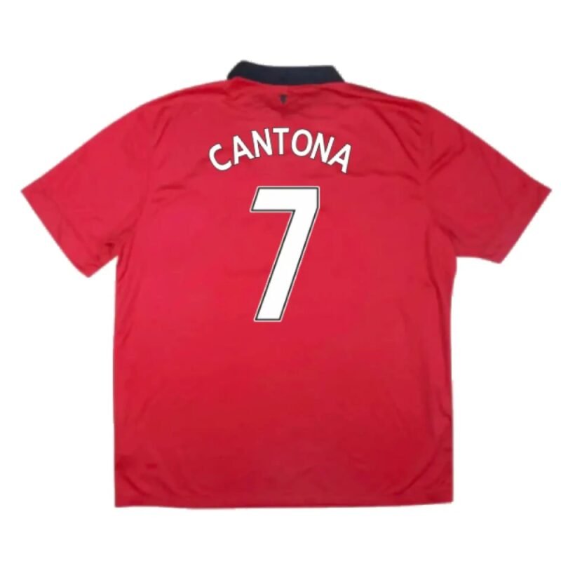 CANTONA7ManchesterUnited201314HomeRetroSoccerJersey.jpg CANTONA #7 Manchester United 2013/14 Home Retro Soccer Jersey