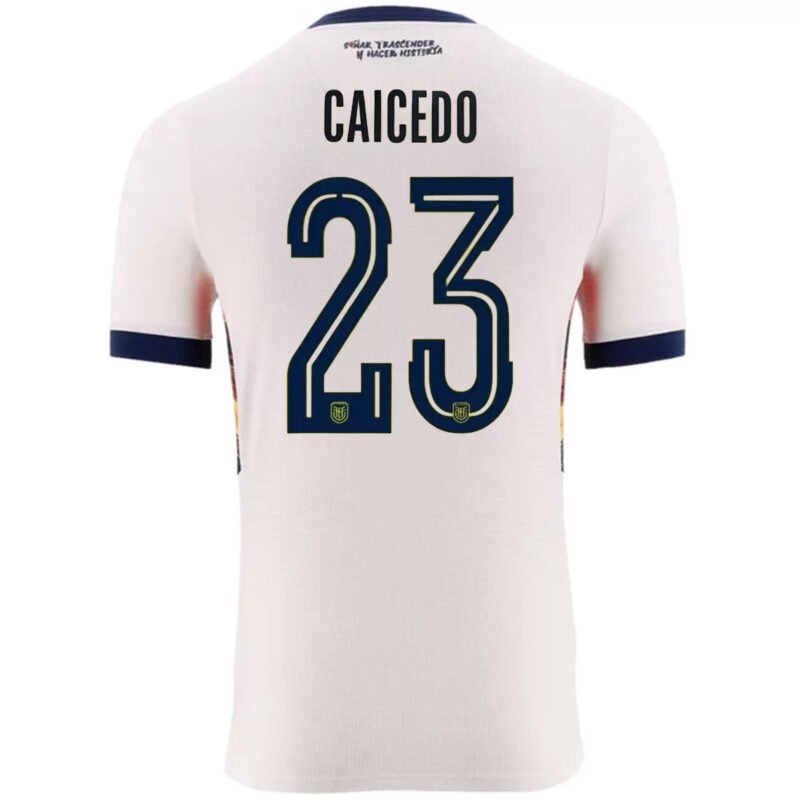 Caicedo23EcuadorThirdJerseyWorldCup2026_1.jpg Caicedo #23 Ecuador Third Away Football Jersey World Cup 2026
