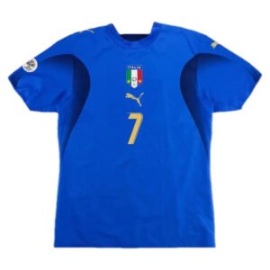 DelPiero7RetroItalyHomeJerseyWorldCup2006_1.jpg Del Piero #7 Italy 2006 Home Retro Football Jersey