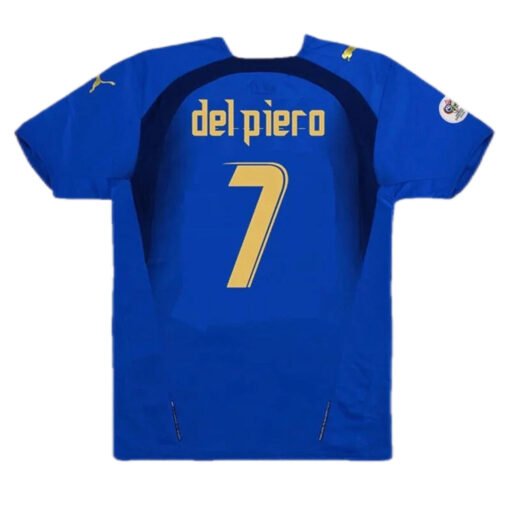 DelPiero7RetroItalyHomeJerseyWorldCup2006_2.jpg Del Piero #7 Italy 2006 Home Retro Football Jersey