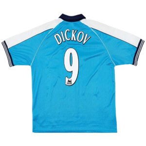 DICKOV #9 Retro 1999/01 Manchester City Home Jersey