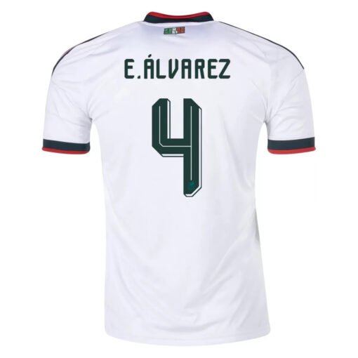 E.ALVAREZ4MexicoAwayJerseyWorldCup2026_2.jpg E.ÁLVAREZ #4 Mexico Away Soccer Jersey 2026 World Cup
