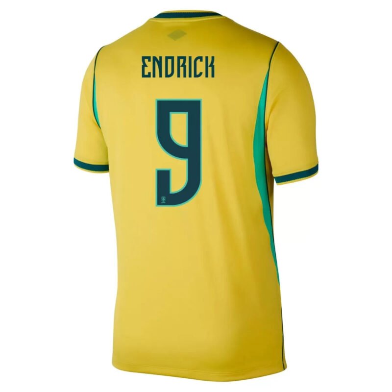 Endrick_9BrazilHomeJerseyWorldCup2026.jpg Endrick #9 Brazil Home Soccer Jersey 2026 World Cup