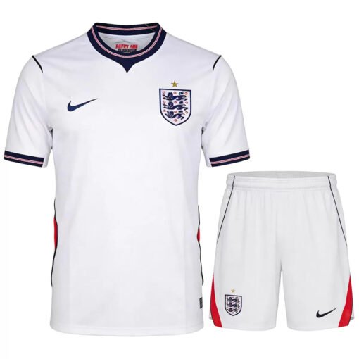 EnglandHomeJerseyKitWorldCup2026_1.jpg England 2026 World Cup Home Soccer Kit - Jersey + Shorts