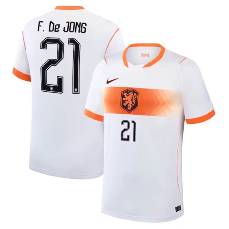 F.DEJONG21Netherlandsaway_1.jpg F.De JONG #21 Netherlands Away Player Version Jersey 2026 World Cup
