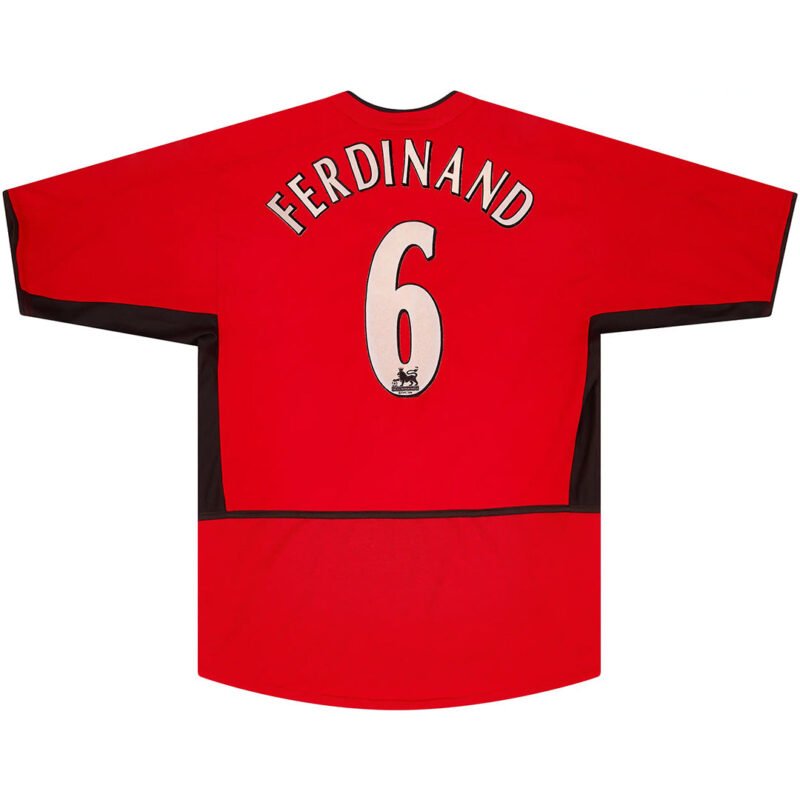 Ferdinand_6RetroManchesterUnitedHomeJersey200204.jpg Ferdinand #6 Retro Manchester United 2002/04 Home Soccer Jersey