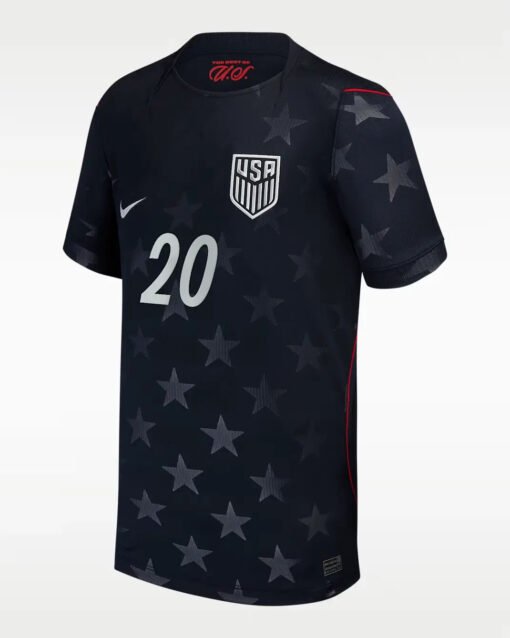 Folarin Balogun #20 USMNT USA Away Soccer Jersey 2026