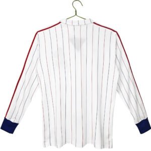 France 1980/1984 Home Long Sleeve Retro Soccer Jersey
