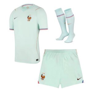 FranceAwaySoccerfullkit2026WorldCup.jpg France Away Soccer Full Kit - Jersey + Shorts + Socks 2026