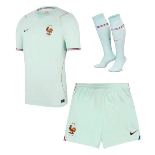 FranceAwaySoccerfullkit2026WorldCup.jpg France Away Soccer Full Kit - Jersey + Shorts + Socks 2026