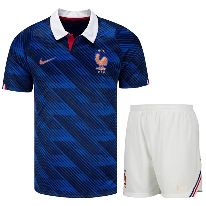 FranceHomeJerseyKitWorldCup2026_2.jpg France Home Soccer Kit 2026 World Cup - Jersey + Shorts