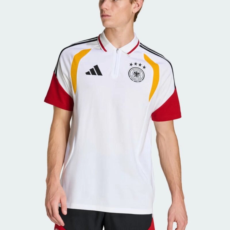 Germany Tiro Polo Shirt World Cup 2026 White