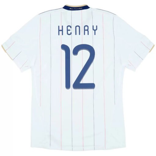 HENRY #12 France 2010 Away Retro Football Jersey
