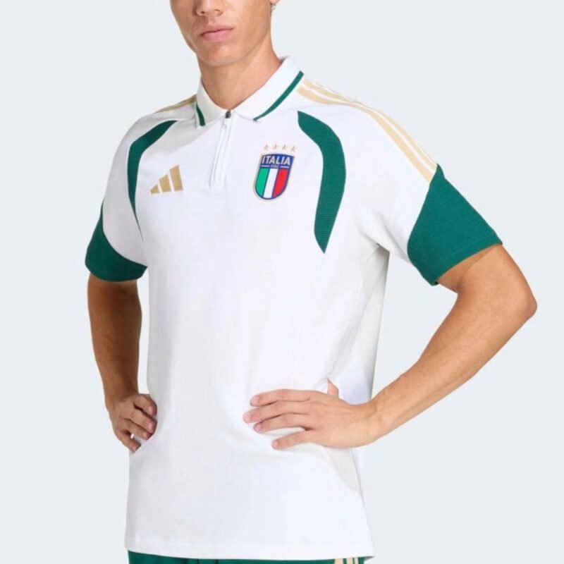 ItalyFIGCPoloTiro2026_2.jpg Italy FIGC Polo Tiro World Cup 2026 White