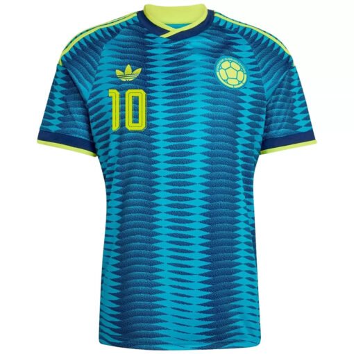 James #10 Colombia Away Soccer Jersey 2026 World Cup