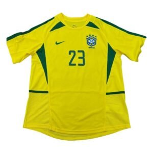 KAKA_23_Brazil_2002_03_Home_Retro_Football_Jersey1.jpg KAKA' #23 Brazil 2002/03 Home Retro Football Jersey