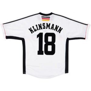 KLINSMANN18RetroGermanyHomeJersey1998_2.jpg KLINSMANN #18 Germany 1998 Home Retro Football Jersey