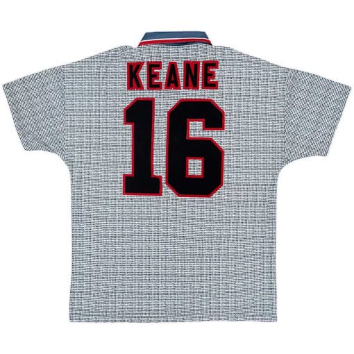 Keane_16RetroManchesterUnitedAwayJersey199596.jpg Keane #16 Manchester United 1995/96 Third Away Retro Soccer Jersey