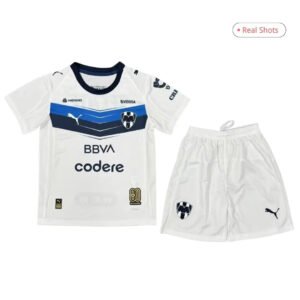 Kid_Monterrey_Away_Soccer_Jersey_Kit_202526_2.jpg Kid's Monterrey Away Soccer Kit - Jersey+Shorts 2025/26