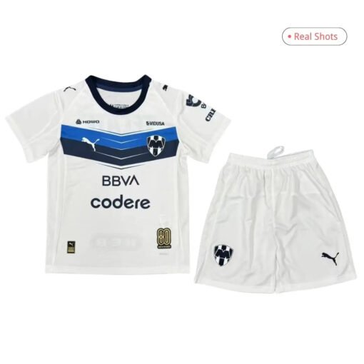 Kid_Monterrey_Away_Soccer_Jersey_Kit_202526_2.jpg Kid's Monterrey Away Soccer Kit - Jersey+Shorts 2025/26