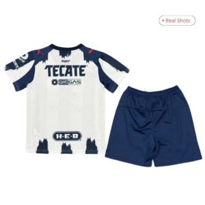 Kid_Monterrey_Home_Soccer_Jersey_Kit_202526_1.jpg Kid's Monterrey Home Soccer Kit - Jersey+Shorts 2025/26
