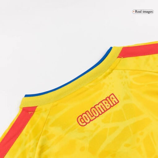 Kid's Colombia Home Soccer Kit 2026 World Cup - Jersey+Shorts