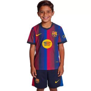 Kid's Barcelona Home Soccer Kit 2026/27 - Jersey+Shorts