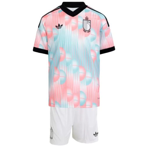 KidsBelgiumAwayJerseyKitWorldCup2026_2.jpg Kid's Belgium Away Soccer Jersey Kit 2026 World Cup