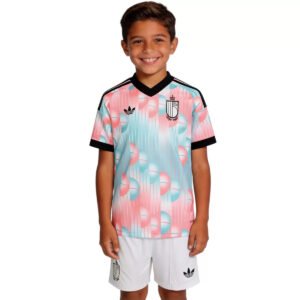 KidsBelgiumAwayJerseyKitWorldCup2026_3.jpg Kid's Belgium Away Soccer Jersey Kit 2026 World Cup