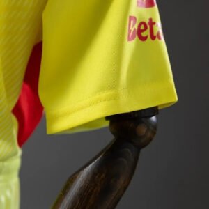 KidsBenficaJersey2526YellowGoalkeeperFootballKit_6.jpg Kid's Benfica Goalkeeper Soccer Jersey Kit 2025/26