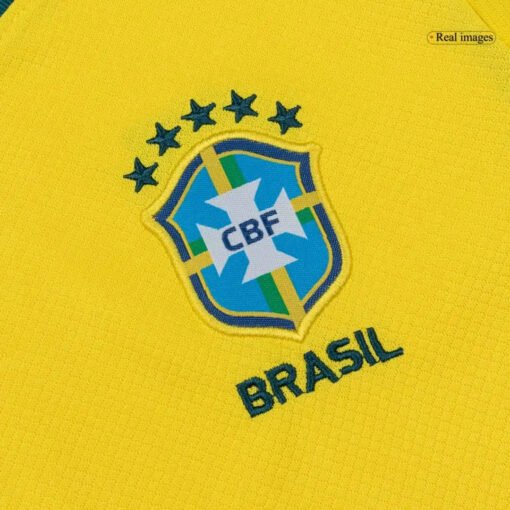 KidsBrazilHomeSoccerJerseyKit_Jersey_Shorts_2026_2.jpg Kid's Brazil Home Soccer Kit 2026 World Cup - Jersey + Shorts