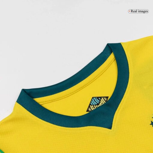 KidsBrazilHomeSoccerJerseyKit_Jersey_Shorts_2026_3.jpg Kid's Brazil Home Soccer Kit 2026 World Cup - Jersey + Shorts