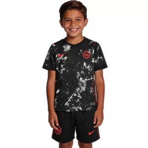 KidsCanadaAwayJerseyKitWorldCup2026_3.jpg Canada Away Kid's Soccer Kit (Jersey+Shorts) 2026