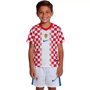 KidsCroatiaHomeJerseyKitWorldCup2026_2.jpg Kid's Croatia Home Soccer Jersey Kit 2026 World Cup