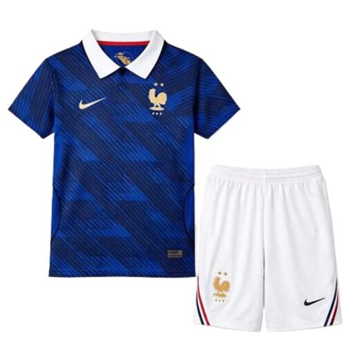 France Kid's Home Soccer Kit - Jersey+Shorts 2026